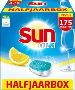 SUN® Sun All-In-1 Citroen Vaatwastabletten - 7 X 24 Tabletten - Voordeelverpakking -Lifestyle-Productwinkel 1006x1200 2