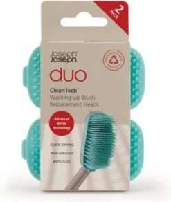 Duo Reserve Borstelkop Voor Afwasborstel, Set Van 2 Stuks, Licht Blauw - Joseph Joseph 9 Duo Reserve Borstelkop Voor Afwasborstel, Set Van 2 Stuks, Licht Blauw - Joseph Joseph -Lifestyle-Productwinkel 1015x1200 3