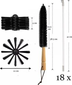 Schoorsteenveegset - 8 Meter - 2 Borstelkoppen - Professioneel - Schoorsteen Borstel - Veegkit - Haardset Voor Houtkachel - Flexibel - Schoorsteenveger - Pelletkachel Accessoires - Schoorsteen Reiniger - Geschikt Voor Boormachines -Lifestyle-Productwinkel 1016x1200 1