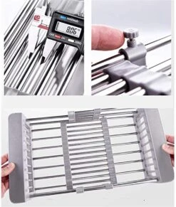 IBright Verstelbare Keukenrek - Gootsteen Mand - Afdruiprek – Vergiet – Verstelbaar In Lengte - Uitschuifbaar - RVS Grijs 20 IBright Verstelbare Keukenrek - Gootsteen Mand - Afdruiprek – Vergiet – Verstelbaar In Lengte - Uitschuifbaar - RVS Grijs -Lifestyle-Productwinkel 1017x1200 4