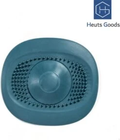 Heuts Goods - Gootsteenzeef - Gootsteenstop - Afvoerzeef - Afvoerstop - Spoelbal - Bad - Douchebak - Keuken - Wasbak - Badkuip - Siliconen - Donkerblauw -Lifestyle-Productwinkel 1028x1200