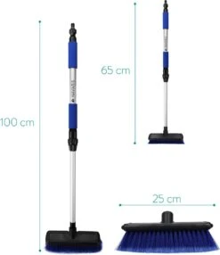 Navaris Telescopische Autowasborstel - Watergevoerde Wasborstel Voor Auto's En Ramen Met Uitschuifbare Lange Handgreep En Zachte Haren - Blauw -Lifestyle-Productwinkel 1037x1200 3