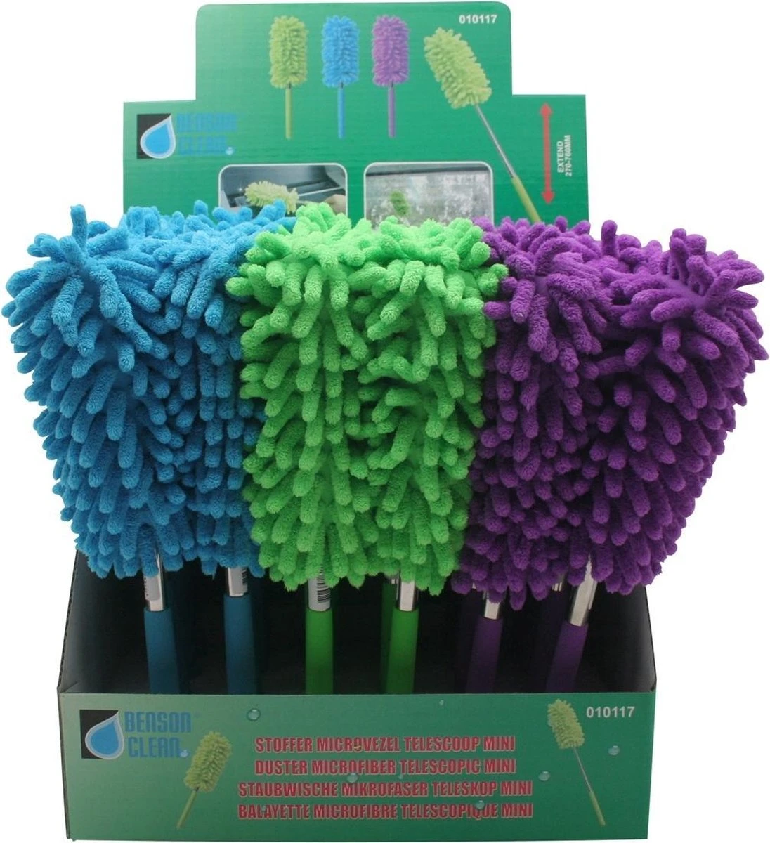 Benson Mini Stoffer - Plumeau Microvezel Telescoop 80 Cm 5 Benson Mini Stoffer - Plumeau Microvezel Telescoop 80 Cm - Afbeelding 3