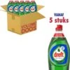 Dreft Afwasmiddel Original Extra Hygiene (5 X 450ml) -Lifestyle-Productwinkel 1101x1200