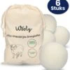 Wooly Drogerballen - 6 Wasdroger Ballen - Duurzaam - Wol - Herbruikbare Wasballen - Wasbol - Wasverzachter -Lifestyle-Productwinkel 1119x1200 1