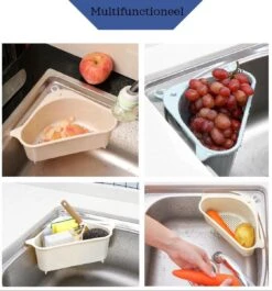 Cless - Gootsteenzeef – Grijs Zeef – Gootsteen Afvalbakje – Opvangbakje – Spoelbak – Afdruipbakje -Lifestyle-Productwinkel 1119x1200 5