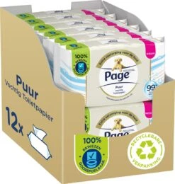 Page Puur Vochtig Toiletpapier - Extra Duurzaam Vochtig Wc Papier - 12 X 38 Stuks - Voordeelverpakking -Lifestyle-Productwinkel 1140x1200 1