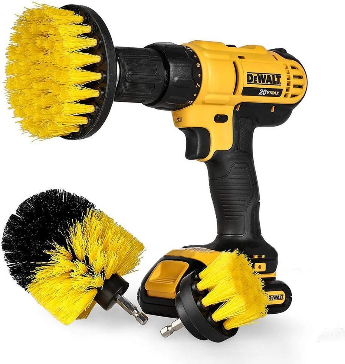 Merkloos 3 Delige Borstelset Voor Boormachine, Opzetstuk Voor Boormachine, Reinigingsborstels, Boorborstels 3 Merkloos 3 Delige Borstelset Voor Boormachine, Opzetstuk Voor Boormachine, Reinigingsborstels, Boorborstels