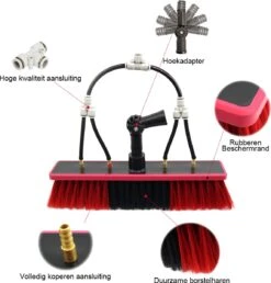 Kibani Telescoop Borstel 9m - Telescoopsteel Ramenwassen - Telescoopsteel Met Borstel - Telescoopsteel - Telescoopsteel Met Waterdoorvoer - Ramenwassen - Raamwisser Met Telescoopsteel - Raamwisser - Telescoopstelen -Lifestyle-Productwinkel 1147x1200 9