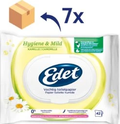 Edet Kamille Vochtig Wc Papier - 7 Stuks - Met Natuurlijke Kamille Extracten 7 Edet Kamille Vochtig Wc Papier - 7 Stuks - Met Natuurlijke Kamille Extracten -Lifestyle-Productwinkel 1158x1200 2