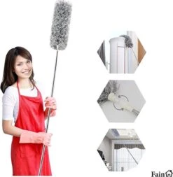 Fain® Plumeau Met Telescoopsteel – Grijs – 80 Tot 240 Cm - Uitschuifbaar – Wasbaar - Flexibel 360° Draaibaar – Duster - Microvezel Ragebol 21 Fain® Plumeau Met Telescoopsteel – Grijs – 80 Tot 240 Cm - Uitschuifbaar – Wasbaar - Flexibel 360° Draaibaar – Duster - Microvezel Ragebol -Lifestyle-Productwinkel 1171x1200 5