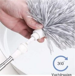 Fain® Plumeau Met Telescoopsteel – Grijs – 80 Tot 280 Cm - Uitschuifbaar – Wasbaar - Flexibel 360° Draaibaar – Duster - Microvezel Ragebol -Lifestyle-Productwinkel 1181x1200 5