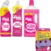 The Pink Stuff Cream Cleaner 500 Ml - The Pink Stuff All Purpose Floor Cleaner - The Pink Stuff Toilet Cleaner & The Original Scrub Mommy Paars -Lifestyle-Productwinkel 1192x1200 3