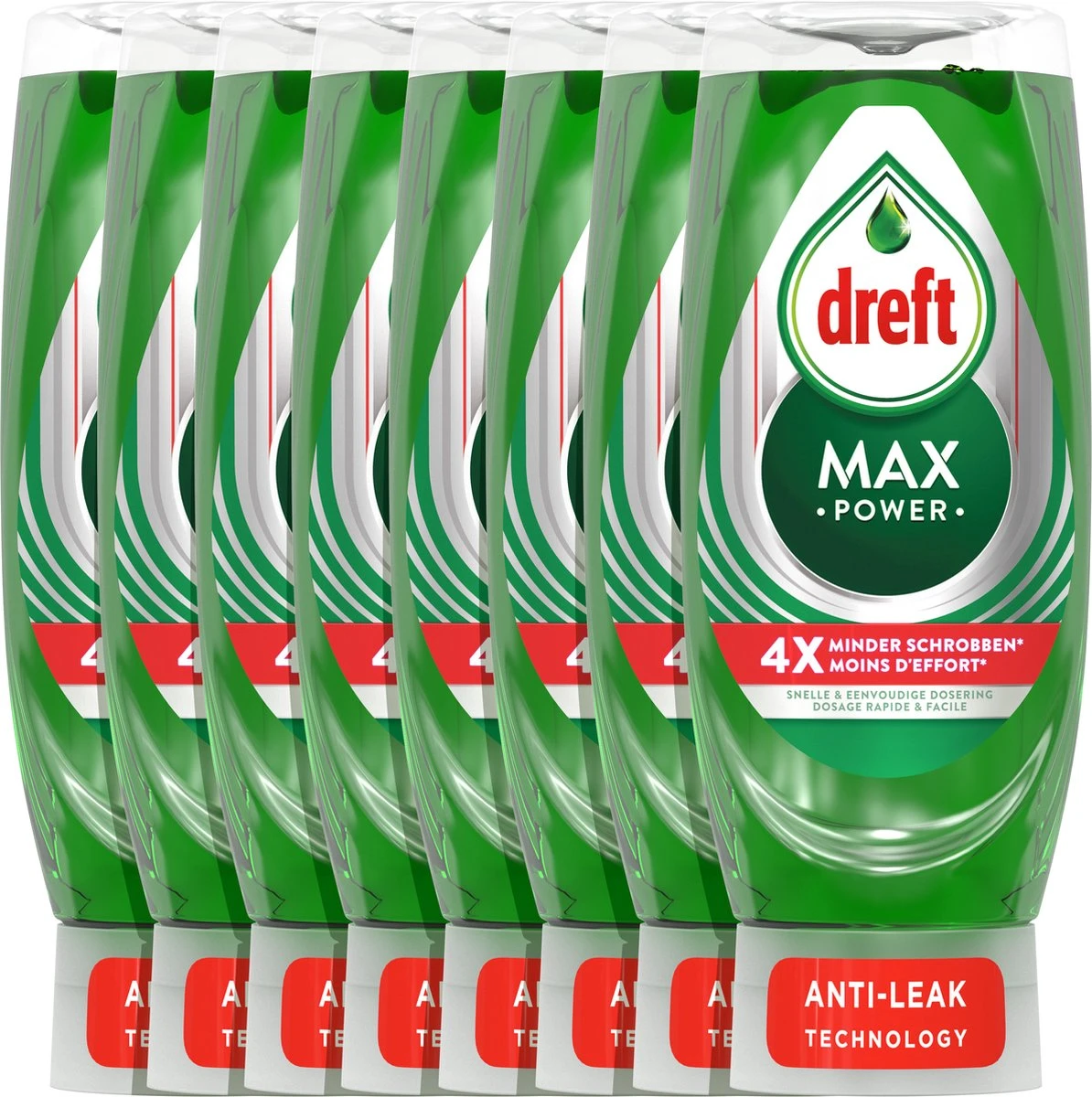 Dreft MaxPower - Vloeibaar Afwasmiddel - Voordeelverpakking 8 X 450 Ml 3 Dreft MaxPower - Vloeibaar Afwasmiddel - Voordeelverpakking 8 X 450 Ml