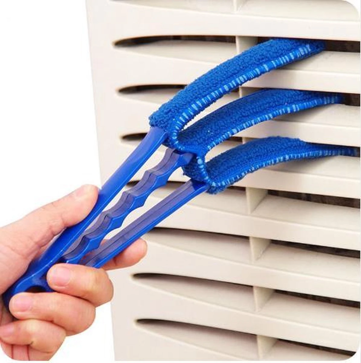 Multi-functionele Jaloezie Reiniger – Lamellen Borstel – Rooster Reiniger Blauw 6 Multi-functionele Jaloezie Reiniger – Lamellen Borstel – Rooster Reiniger Blauw - Afbeelding 4