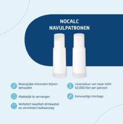 NoCalc Navulpatronen - 2 Stuks - Gebruik I.c.m. Electronic Sensor - Waterontharder - Waterontkalker -Lifestyle-Productwinkel 1196x1200 2