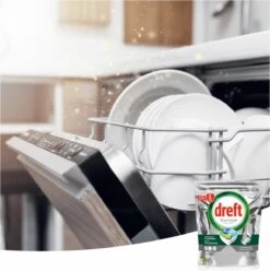 Dreft Platinum All In One - Vaatwascapsules - Original - Voordeelverpakking 5 X 20 Capsules -Lifestyle-Productwinkel 1196x1200