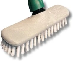 MAUS Luiwagen Met Steel - Schrobborstel 25 Cm. Polyamide Wit - Schrobber Met Steel - Made In EU -Lifestyle-Productwinkel 1200x1002