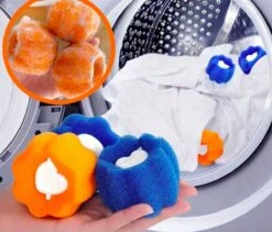 Merkloos Wasbol - Kat - Haarverwijderaar Voor Huisdieren - Haarverwijderaar - Wasbollen Voor Wasmachine - Wasbollen - 6 Stuks - Drogerballen. -Lifestyle-Productwinkel 1200x1027