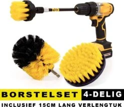 Professionele 4 Delige Borstelset Voor De Boormachine Incl. Verlengstuk, Deze Schoonmaak Schuurborstel Elektrisch Opzetborstel Schrobborstel Set Is Geschikt Als Schrobber Voor Badkamer, Auto, Keuken En Tuin 15 Professionele 4 Delige Borstelset Voor De Boormachine Incl. Verlengstuk, Deze Schoonmaak Schuurborstel Elektrisch Opzetborstel Schrobborstel Set Is Geschikt Als Schrobber Voor Badkamer, Auto, Keuken En Tuin -Lifestyle-Productwinkel 1200x1034 1