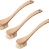 CC Hansen 3 X Afwasborstel Met Gebogen Steel- Beukenhout - Stevige Haren - Licht Bruin - 23 Cm -Lifestyle-Productwinkel 1200x1052 2