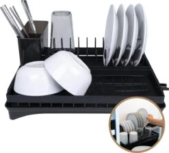 Baulk® - Afdruiprek - Afdruiprek Met Lekbak - Afwas - Droogrek Afwas - RVS - Bestekbak - Modern -Lifestyle-Productwinkel 1200x1084 5