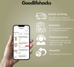 Goodlifehacks Originele XL 6 Stuks Drogerballen - Wasbollen - Wasverzachter - Zero Waste Dryerballs - Duurzaam - Herbruikbare Droogballen - Wit & Grijs - Energie Besparen -Lifestyle-Productwinkel 1200x1093