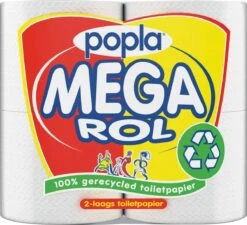 Popla Megarol Wc Papier - 24 Rollen