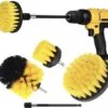 Merkloos 4-delige Borstelset Voor Boormachine - Inclusief Verlengstuk - Opzetborstels - Schrobborstel - Schuurborstel - Schoonmaakborstel - Tapijtreiniger - Brush - Geel - Gratis Verzending -Lifestyle-Productwinkel 1200x1098 2