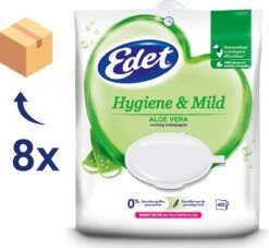 Edet Aloe Vera Vochtig Toiletpapier - 8 X 40 Stuks - Halfjaar Voorraad -Lifestyle-Productwinkel 1200x1101 3