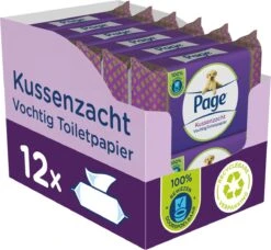 Page Vochtig Toiletpapier - 12 X 38 Stuks - Kussenzacht Vochtig Wc Papier - Voordeelverpakking -Lifestyle-Productwinkel 1200x1106 2