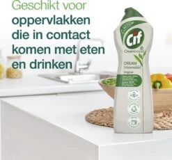 Cif CleanBoost Cream Original Schuurmiddel - 8 X 750 Ml - Voordeelverpakking -Lifestyle-Productwinkel 1200x1118 3
