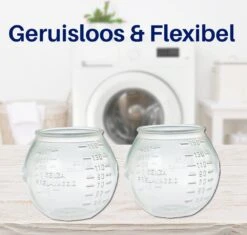 Waspakket - 6 Drogerballen - 2 Wasbollen - Maatschepje - Wasdoekje - Doseerbol - Wasbol - Doseerbollen -Lifestyle-Productwinkel 1200x1143