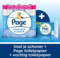 Page Vochtig Toiletpapier - 12 X 38 Stuks - Compleet Schoon Vochtig Wc Papier - Voordeelverpakking -Lifestyle-Productwinkel 1200x1159 4