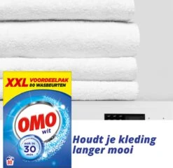 Omo Wit XXL Waspoeder 80 Wasbeurten -Lifestyle-Productwinkel 1200x1165