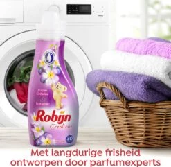 Robijn Creations Paarse Orchidee & Bosbessen Wasverzachter - 8 X 30 Wasbeurten - Voordeelverpakking -Lifestyle-Productwinkel 1200x1169 1