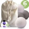 Drogerballen Met Wasparfum - Droogballen - Set Van 6 XL Ballen - Wasdroger Ballen Wol - 100% Nieuw-Zeelands Schapenwol - Wasballen -Lifestyle-Productwinkel 1200x1174