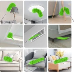 Strex Telescopische Plumeau Set Met Telescoopsteel - 60 Tot 140 Cm - Uitschuifbaar - Flexibel - Microvezel Ragebol - 5-Delige Schoonmaak Set -Lifestyle-Productwinkel 1200x1174 8