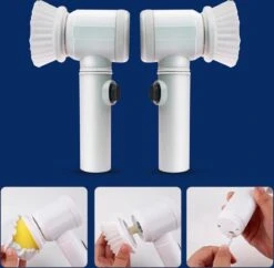 B-care Magic Brush - Elektrische Multifunctionele Schoonmaakborstel - 7 Opzetstukken - Wasborstel - Poetsmachine - Schrobborstel - Handborstel - Werkborstel - Schrobber - Boorborstel - Reinigingsborstel -Lifestyle-Productwinkel 1200x1176 2