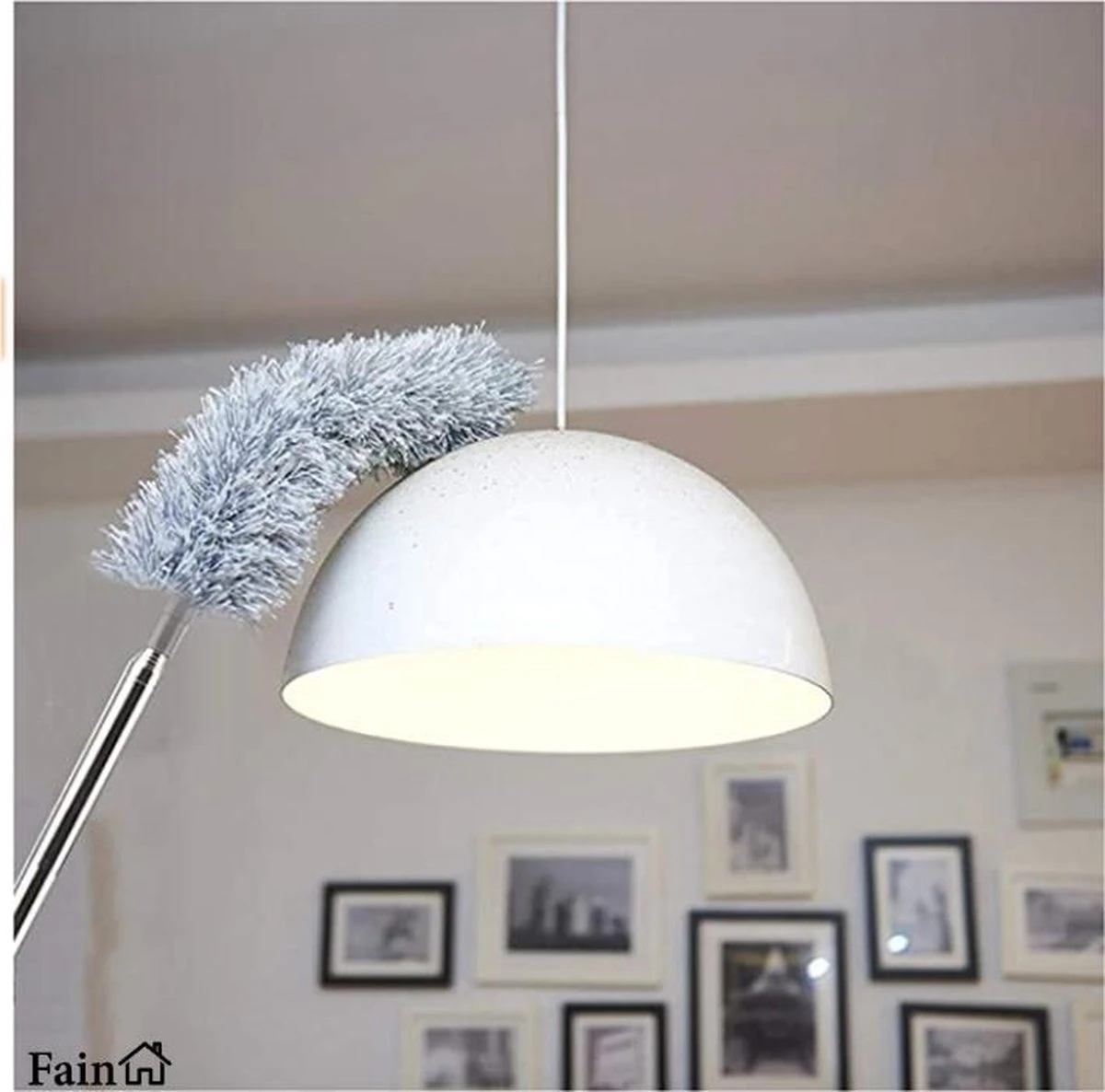 Fain® Plumeau Met Telescoopsteel – Grijs – 80 Tot 240 Cm - Uitschuifbaar – Wasbaar - Flexibel 360° Draaibaar – Duster - Microvezel Ragebol 5 Fain® Plumeau Met Telescoopsteel – Grijs – 80 Tot 240 Cm - Uitschuifbaar – Wasbaar - Flexibel 360° Draaibaar – Duster - Microvezel Ragebol - Afbeelding 3