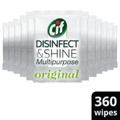 Cif Disinfect & Shine Wipes Original Desinfectie Schoonmaakdoekjes - 12 X 30 Doekjes - Voordeelverpakking -Lifestyle-Productwinkel 1200x1200 1138