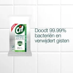 Cif Disinfect & Shine Wipes Original Desinfectie Schoonmaakdoekjes - 12 X 30 Doekjes - Voordeelverpakking -Lifestyle-Productwinkel 1200x1200 1142