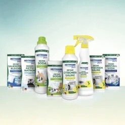 HEITMANN Pure Ontkalker- Citroenzuur Ontkalker, Natuurvriendelijke Kalkreiniger Voor Een Hygiënische Reiniging - Poeder, 1x 350 G -Lifestyle-Productwinkel 1200x1200 1210