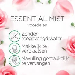 Air Wick Essential Mist Luchtverfrisser - Kalmerende Rozen - 3 Navullingen 10 Air Wick Essential Mist Luchtverfrisser - Kalmerende Rozen - 3 Navullingen -Lifestyle-Productwinkel 1200x1200 1344