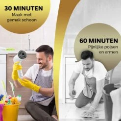 MostEssential Premium Elektrische Schoonmaakborstel 2023 Model – Elektrische Schrobber - Schrobborstel - Poetsmachine – Voor Badkamer Of Keuken - Inclusief 4 Borstelkoppen 16 MostEssential Premium Elektrische Schoonmaakborstel 2023 Model – Elektrische Schrobber - Schrobborstel - Poetsmachine – Voor Badkamer Of Keuken - Inclusief 4 Borstelkoppen -Lifestyle-Productwinkel 1200x1200 1396