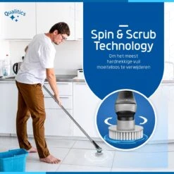 Qualitics Elektrische Schoonmaakborstel - Roterende Polijstmachine - Schrobborstel - Poetsmachine - Vloerreiniger Met 10 Opzetstukken 13 Qualitics Elektrische Schoonmaakborstel - Roterende Polijstmachine - Schrobborstel - Poetsmachine - Vloerreiniger Met 10 Opzetstukken -Lifestyle-Productwinkel 1200x1200 1428