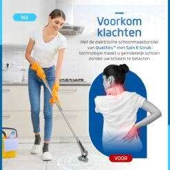 Qualitics Elektrische Schoonmaakborstel - Roterende Polijstmachine - Schrobborstel - Poetsmachine - Vloerreiniger Met 10 Opzetstukken 14 Qualitics Elektrische Schoonmaakborstel - Roterende Polijstmachine - Schrobborstel - Poetsmachine - Vloerreiniger Met 10 Opzetstukken -Lifestyle-Productwinkel 1200x1200 1429