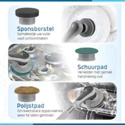 Qualitics Elektrische Schoonmaakborstel - Roterende Polijstmachine - Schrobborstel - Poetsmachine - Vloerreiniger Met 10 Opzetstukken 15 Qualitics Elektrische Schoonmaakborstel - Roterende Polijstmachine - Schrobborstel - Poetsmachine - Vloerreiniger Met 10 Opzetstukken -Lifestyle-Productwinkel 1200x1200 1430