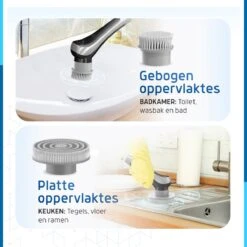 Qualitics Elektrische Schoonmaakborstel - Roterende Polijstmachine - Schrobborstel - Poetsmachine - Vloerreiniger Met 10 Opzetstukken 20 Qualitics Elektrische Schoonmaakborstel - Roterende Polijstmachine - Schrobborstel - Poetsmachine - Vloerreiniger Met 10 Opzetstukken -Lifestyle-Productwinkel 1200x1200 1435