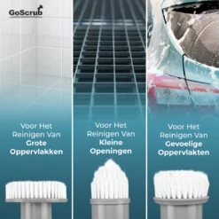 GoScrub® Elektrische Schoonmaakborstel – Elektrische Schrobber - Schrobborstel – Voor Badkamer Of Keuken – Schrobber Met Steel – Luiwagen – Polijstmachine - Poetsmachine Met 10 Opzetstukken 21 GoScrub® Elektrische Schoonmaakborstel – Elektrische Schrobber - Schrobborstel – Voor Badkamer Of Keuken – Schrobber Met Steel – Luiwagen – Polijstmachine - Poetsmachine Met 10 Opzetstukken -Lifestyle-Productwinkel 1200x1200 1442